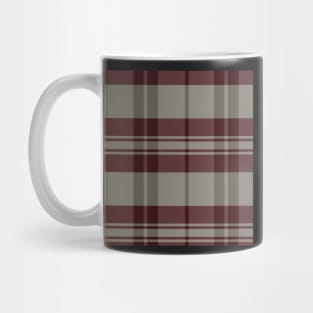 Winter Aesthetic Arable 2 Hand Drawn Textured Plaid Pattern Mug